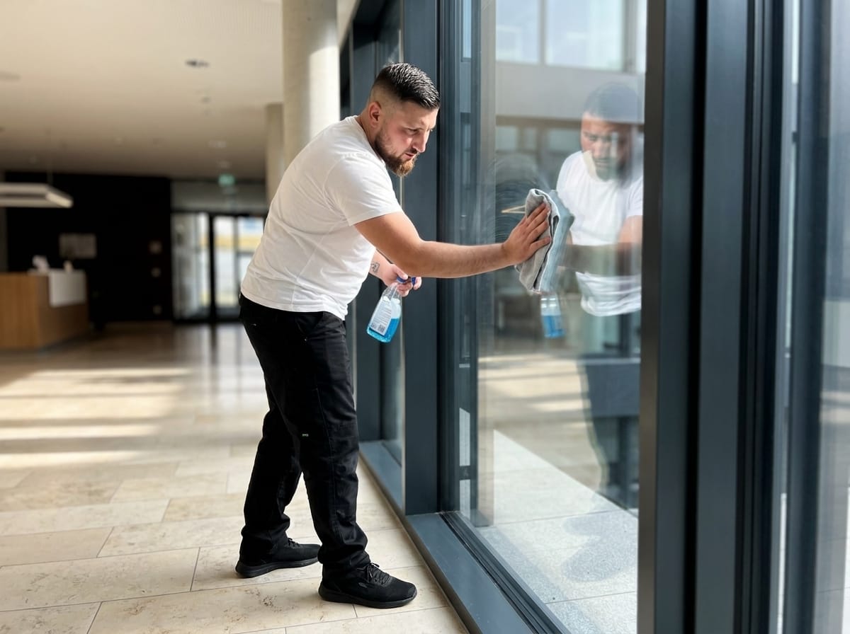 Glas- und Fensterreinigung